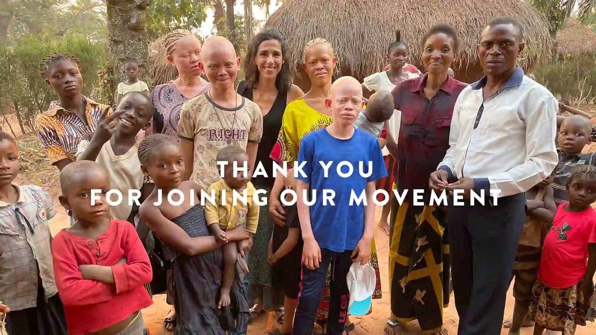 Mafalda soto with NGO Beyoind suncare in Africa