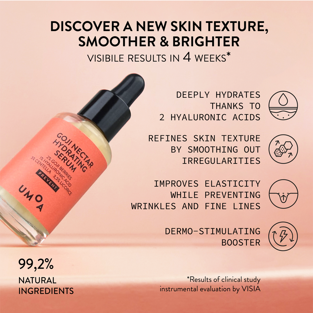 Natural Hydrating Facial Serum with Hyaluronic Acid | UMOA