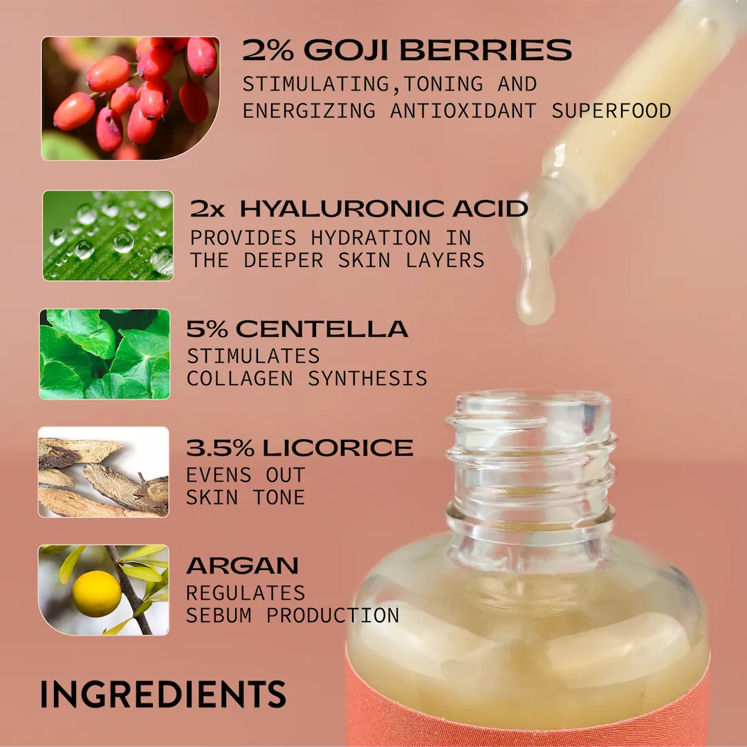 Natural Hydrating Facial Serum with Hyaluronic Acid | UMOA