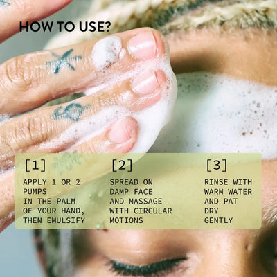 /EN/ how to use green soul facial cleanser
