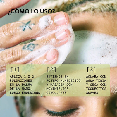 /ES/ cómo usar limpiador facial green soul