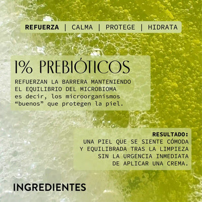 /ES/ ingredientes green soul limpiador prebióticos