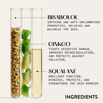 /EN/ ingredients skin barrier ginkgo gel cream bisabolol, ginkgo, squalane