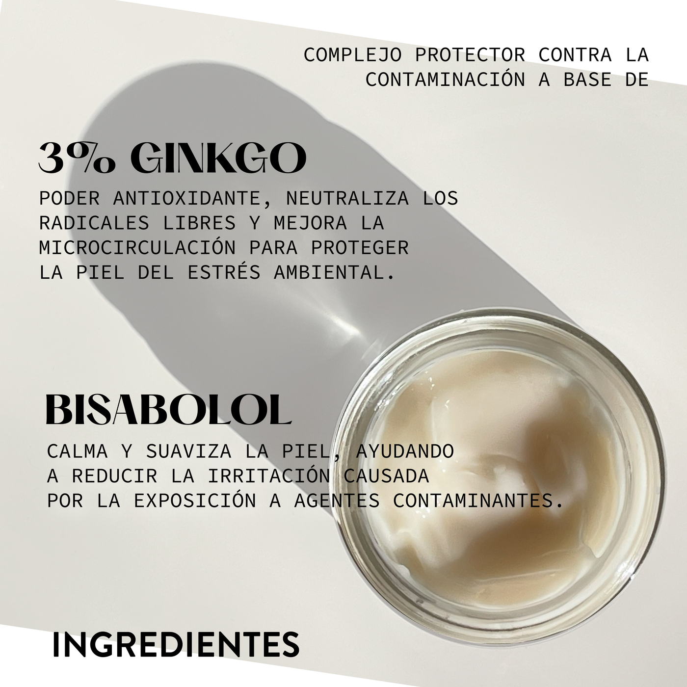 Crema gel hidratante facial con ceramidas