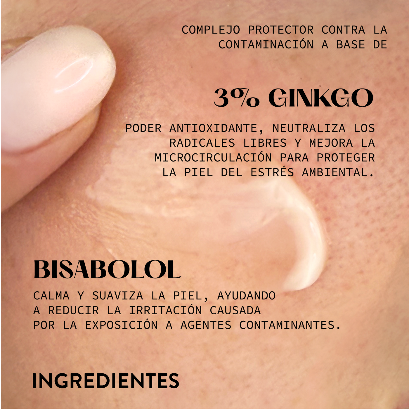 Crema gel hidratante facial con ceramidas