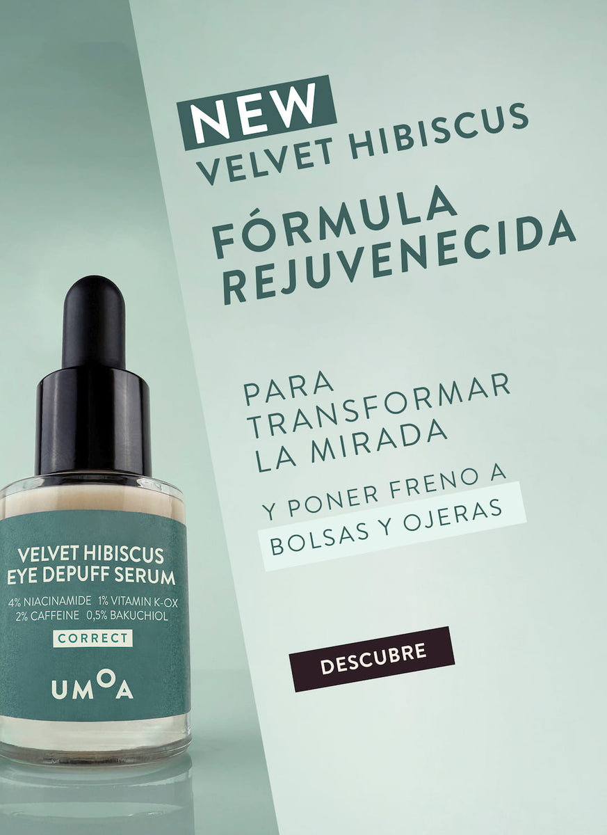 Nuevo sérum para el contorno de ojos Velvet hibiscus bolsas y ojeras